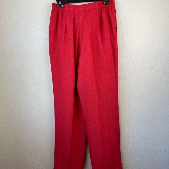 NWT Sag Harbor Red Matching Dress Jacket & Slacks - Picture 14 of 14